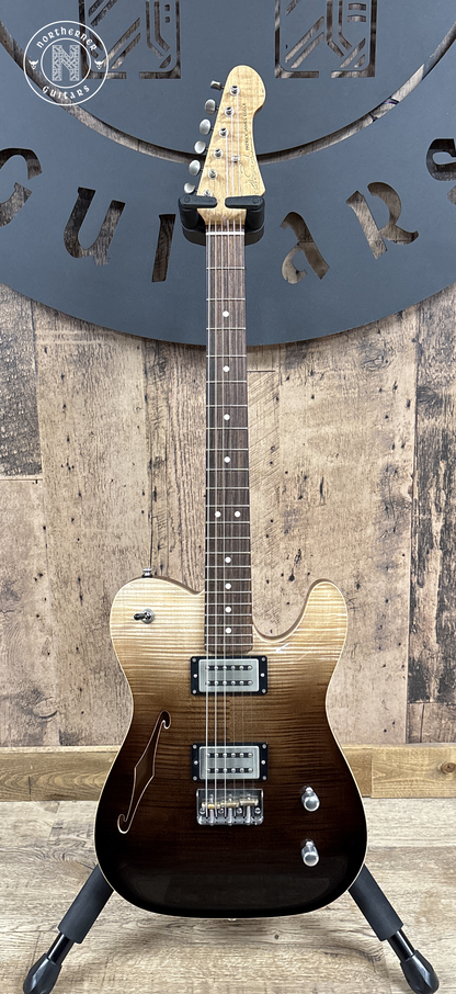 USED Patrick James Eggle Oz-T Carved Top Semi-Hollow