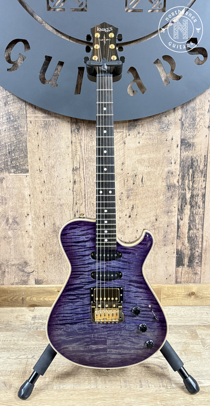USED Knaggs Kenai Trem HSS T2 2025 Purple / Blue Burst