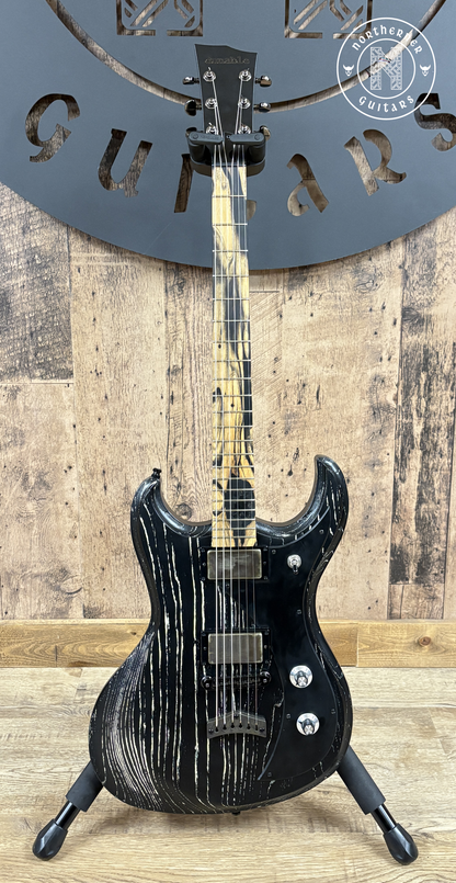 USED Dunable Gnarwhal 2024 Black / Creme Scarred Swamp Ash