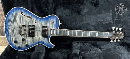 NEW Knaggs Kenai Hollowbody T1 2025 Charcoal / Blue Burst - Northerner Guitars