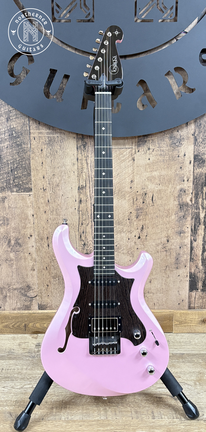 NEW  Knaggs Severn Semi-Hollow Pink Ice Metallic