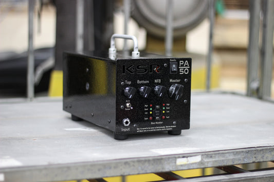 NEW KSR Amplification PA50 Compact Power Amp 6L6 Standard Black Sparkle