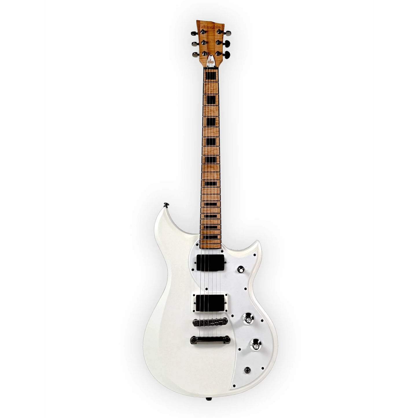 NEW Dunable DE Cyclops Matte Pearl White w/ Roasted Flame Maple Neck