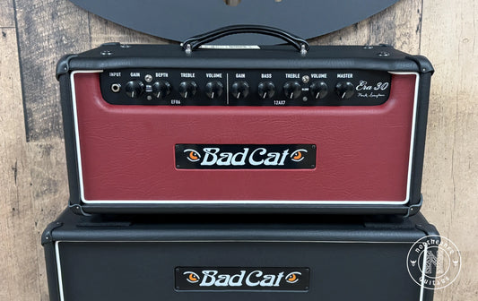NEW Bad Cat Era 30 Guitar Amp Head 2025 Ebony w/ Burgundy Front Panel - Northerner Guitars