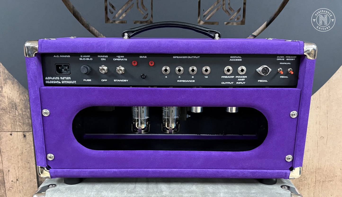 NEW Amplified Nation Bombshell Overdrive Purple Suede Northerner Guitars