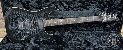 USED Tom Anderson Drop Top Quilt Maple 2016 Transparent Black Burst