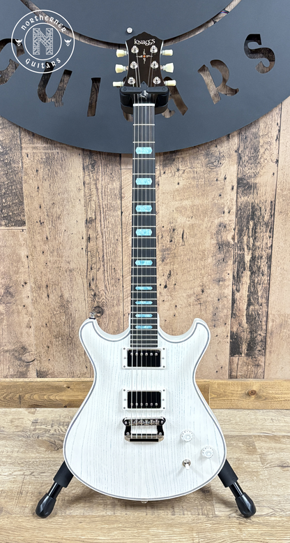 NEW Knaggs Keya White / Teal Driftwood