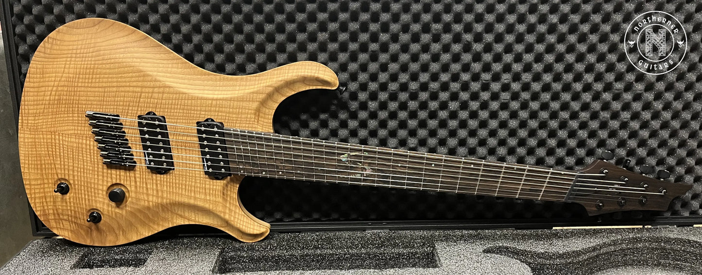 NEW Skervesen Lizard 7FF 2024 Mastergrade Flame Ash - Northerner Guitars