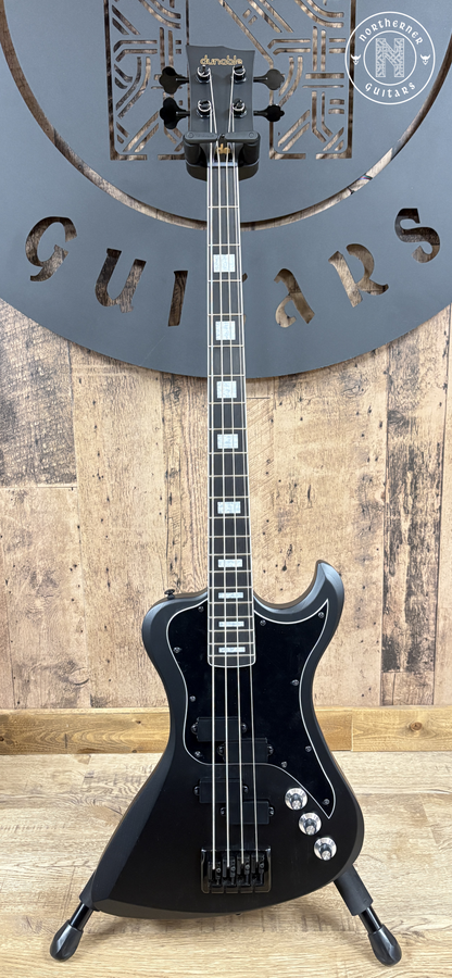 NEW Dunable DE R2 Bass Matte Black Swamp Ash