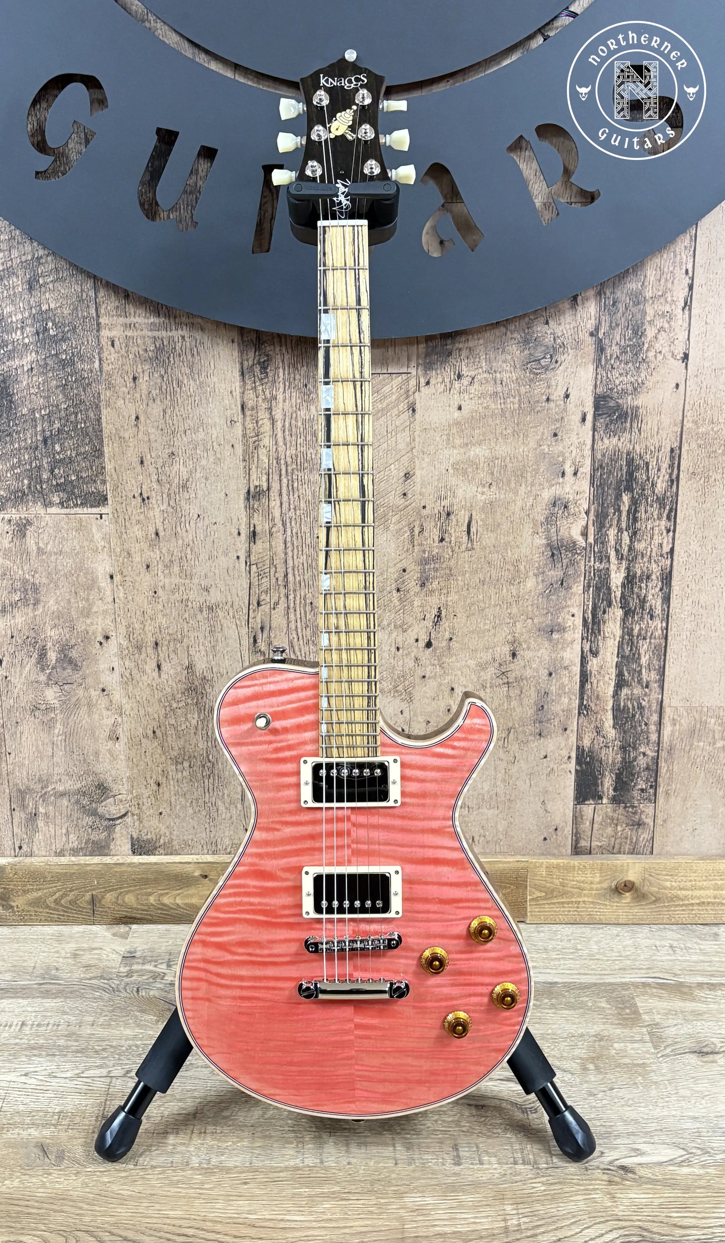 NEW Knaggs SSC T1 Steve Stevens Signature 2025 Pink w/ Pale Moon Ebony Fretboard - Northerner Guitars