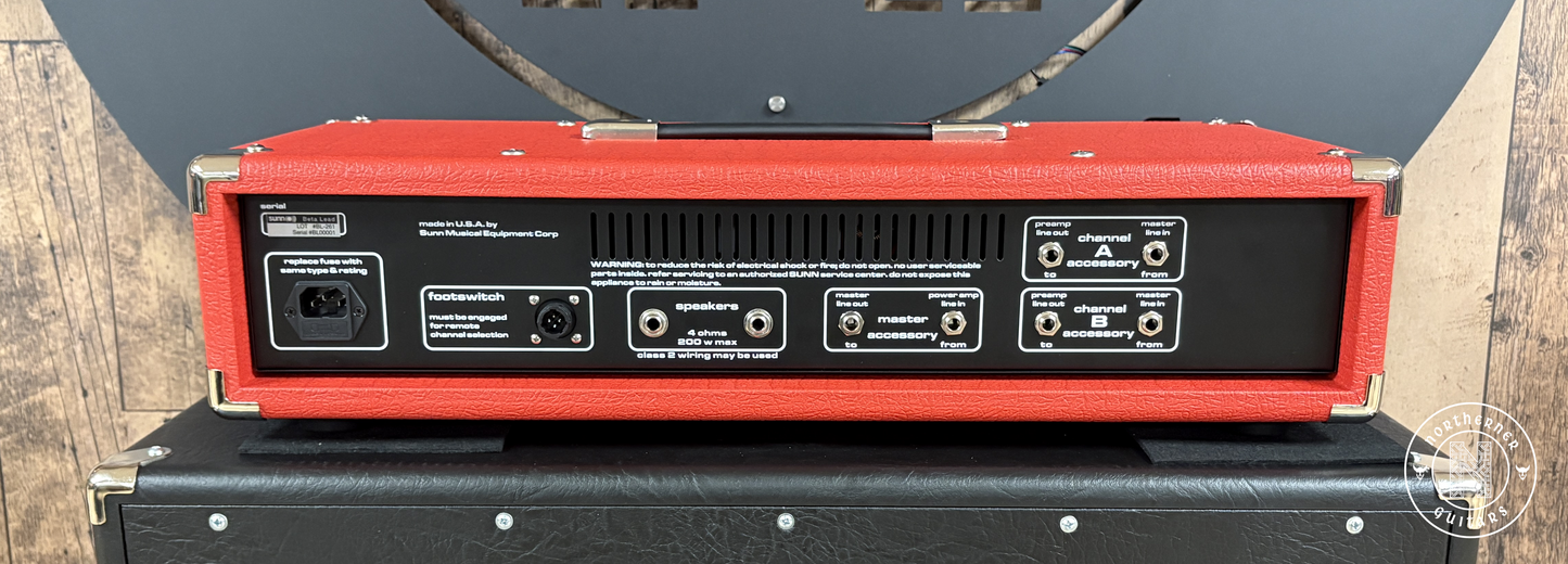 NEW Sunn Beta Lead Red Tolex