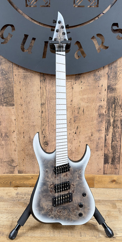 NEW  Skervesen Raptor 6FF Poplar Burl Natural / White Burst