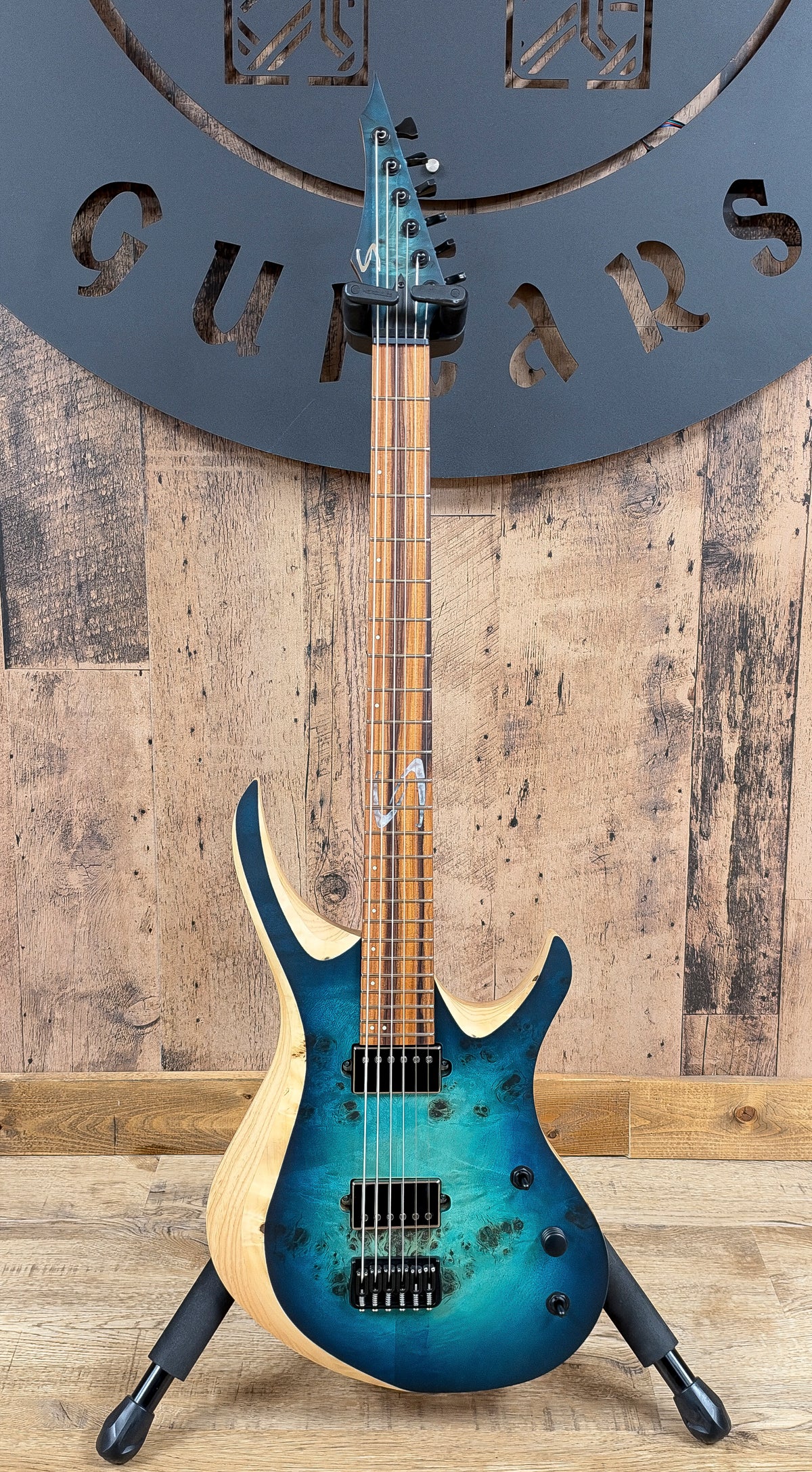 NEW Skervesen Chimera 6 28" Baritone Blue Burst