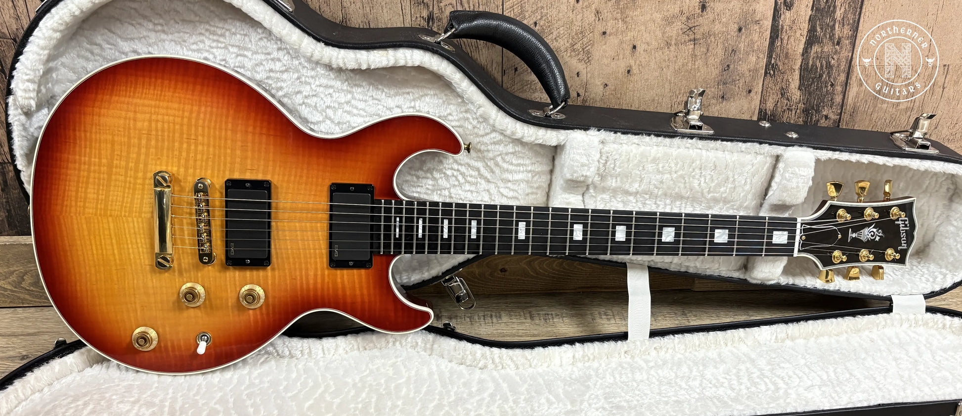 USED Gibson Longhorn Double Cut 2008 "Guitar of the Month" Heritage Cherry Sunburst - Northerner Guitars