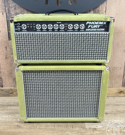 NEW Amplified Nation Phoenix Fury 2025 Angry Phrogg Suede w/ Matching 1x12 Cab - Northerner Guitars