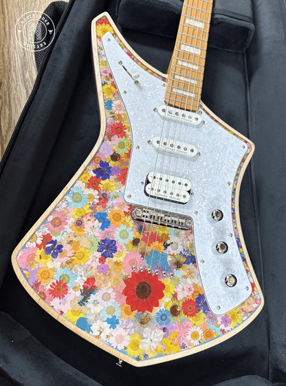 NEW Cream Guitars Revolver Deluxe "Milk" Series 2025 Natural Flowers - Northerner Guitars