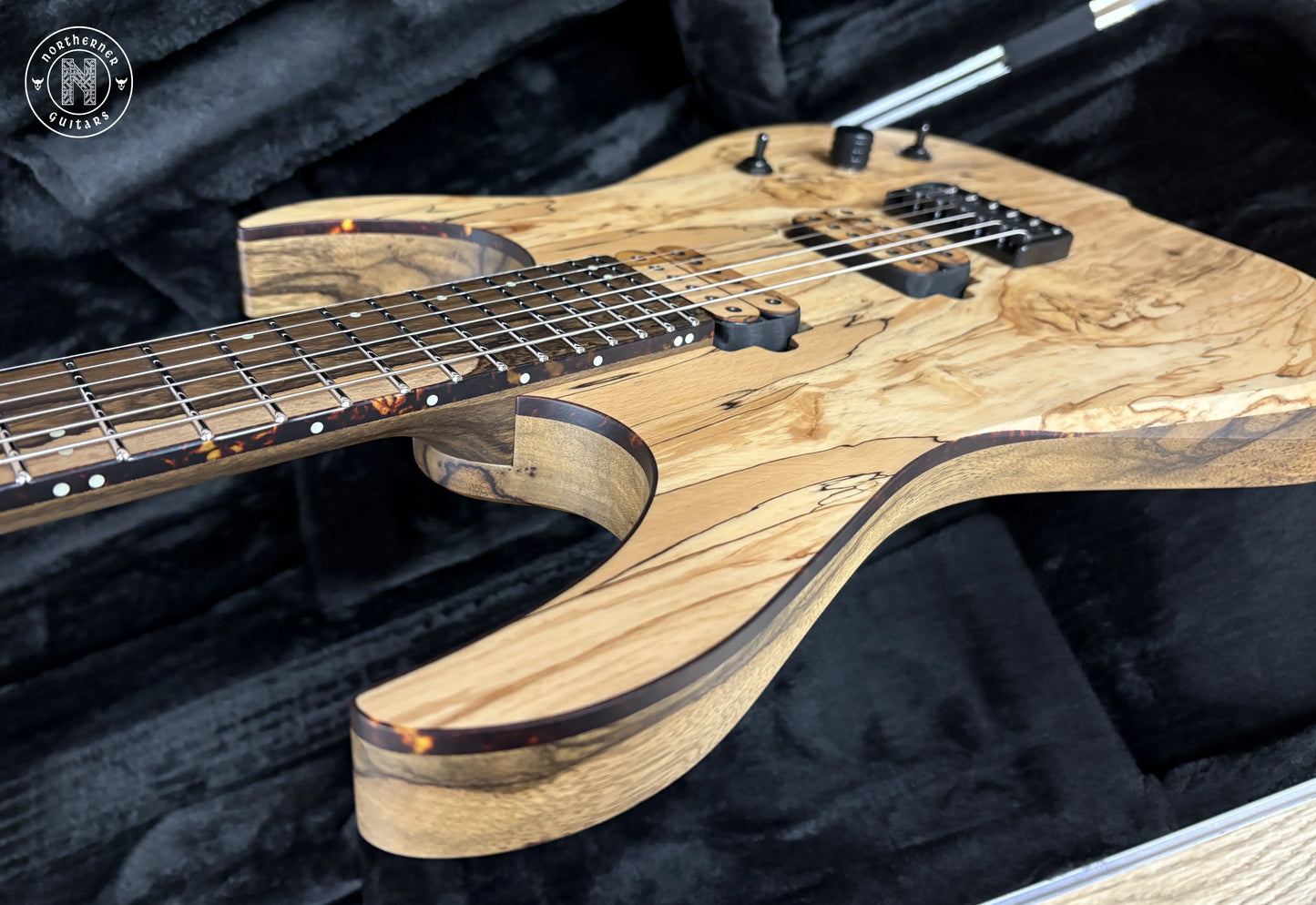 NEW Skervesen Raptor 6 2025 Spalt Maple Top w/ Black Limba Body - Northerner Guitars