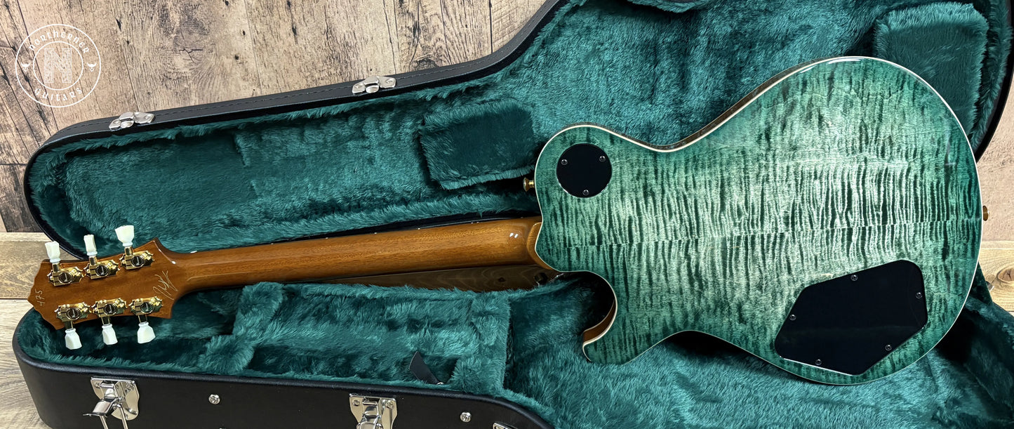 NEW Knaggs SSC T1 Steve Stevens Signature 2025 Jade Burst w/ Matching Flame Maple Back Northerner Guitars