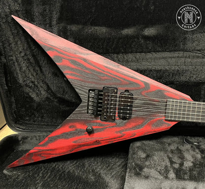 NEW Hapas Vyrn 625 2024 Scarred Ash Black / Red - Northerner Guitars