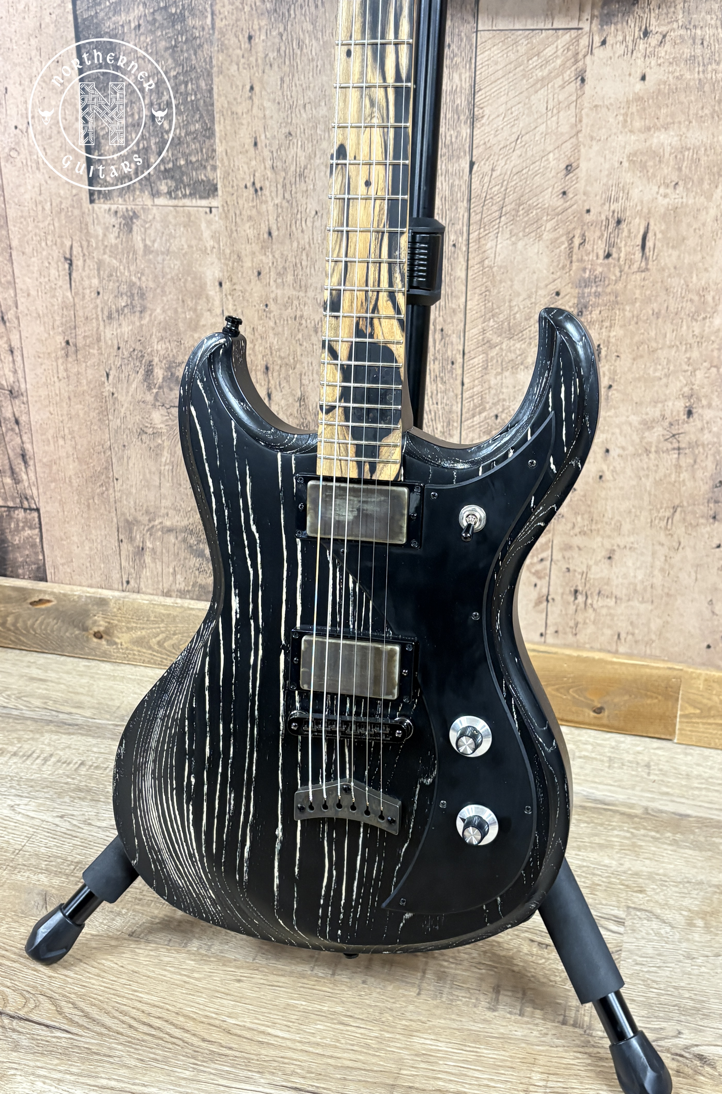 USED Dunable Gnarwhal 2024 Black / Creme Scarred Swamp Ash