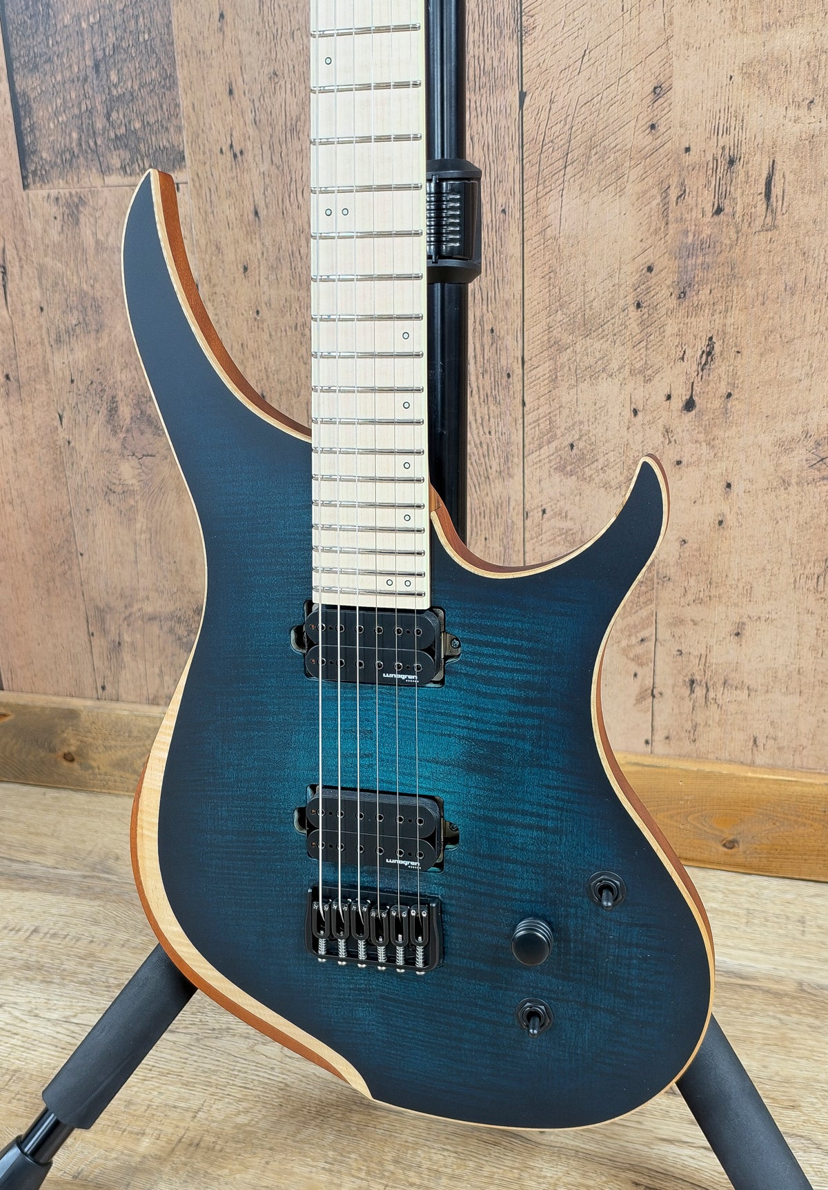 NEW Skervesen 4AP 6 Flame Maple Aqua Burst