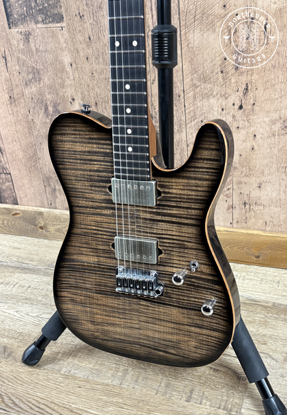 USED Suhr Modern T 2020 Flame Maple Trans Charcoal Burst