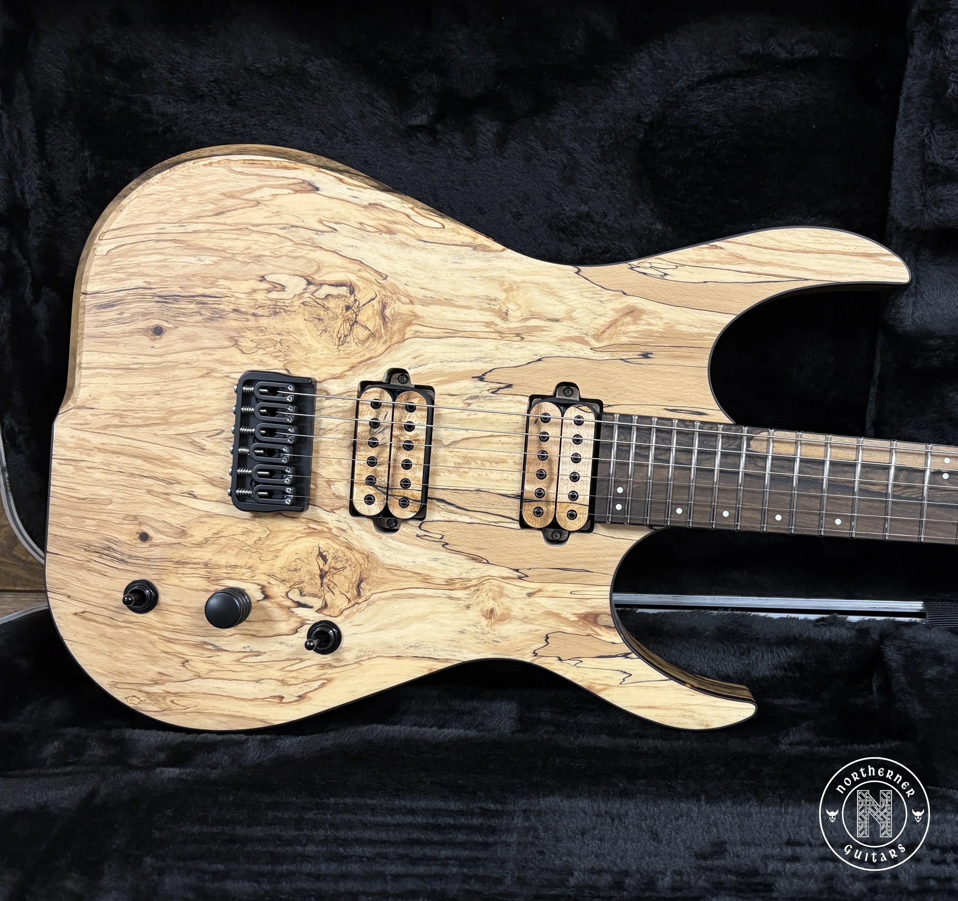 NEW Skervesen Raptor 6 2025 Spalt Maple Top w/ Black Limba Body - Northerner Guitars