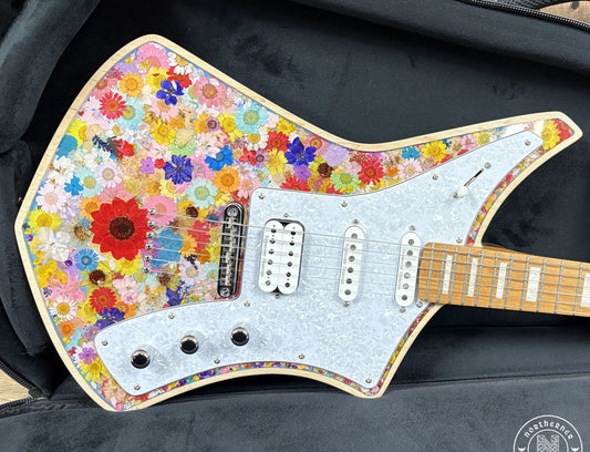 NEW Cream Guitars Revolver Deluxe "Milk" Series 2025 Natural Flowers - Northerner Guitars