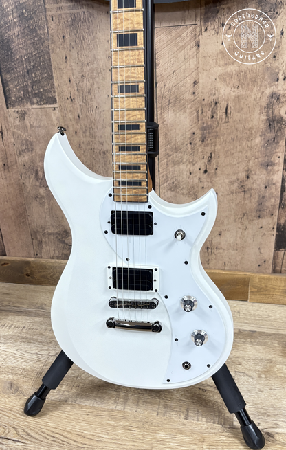 NEW Dunable DE Cyclops Matte Pearl White w/ Roasted Flame Maple Neck