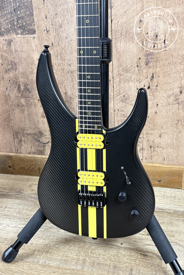 NEW Ruf Guitars Schrodinger 6 Open Carbon Yellow Racing Stripes