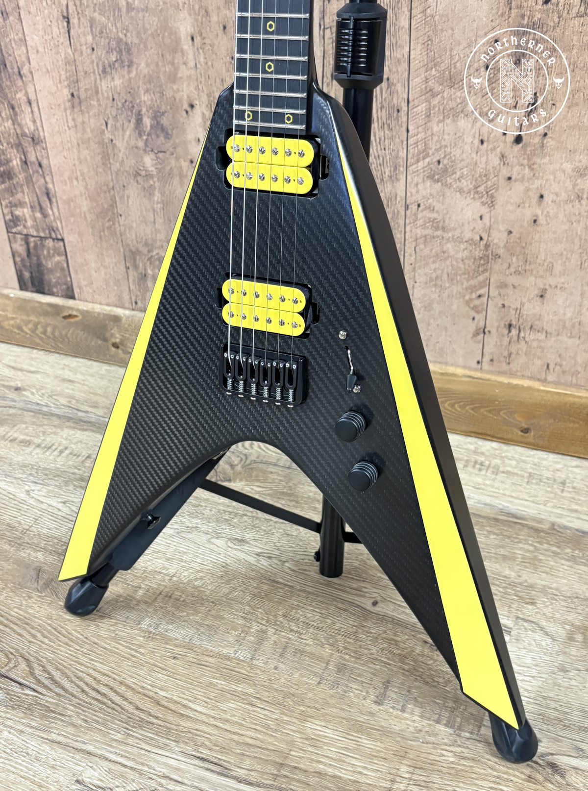 NEW Ruf Guitars Vinci 6 Open Carbon Yellow Bevels