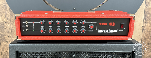 NEW Sunn Beta Lead Red Tolex