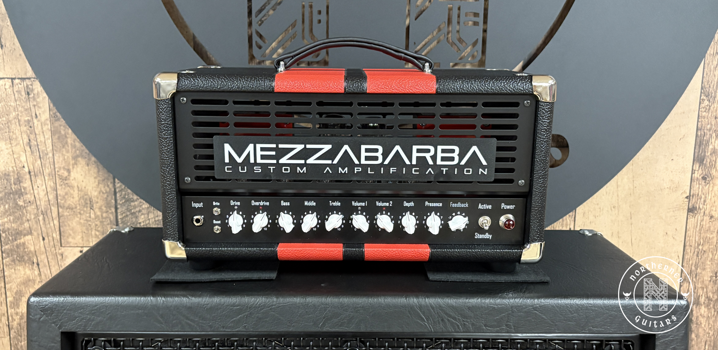 NEW Mezzabarba Skill 30 Head w/Feedback Control Mod - Red Racing Stripes