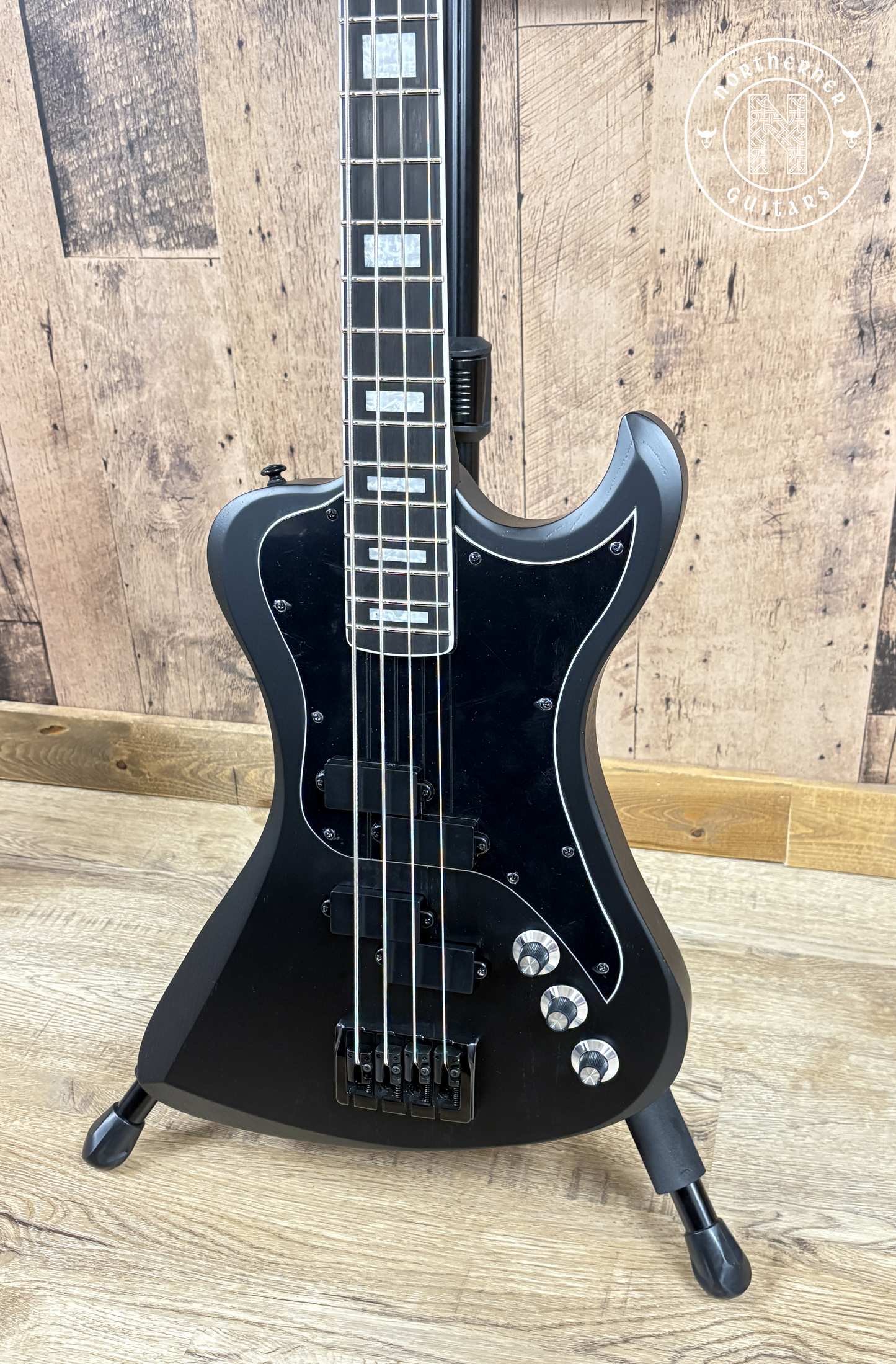 NEW Dunable DE R2 Bass Matte Black Swamp Ash