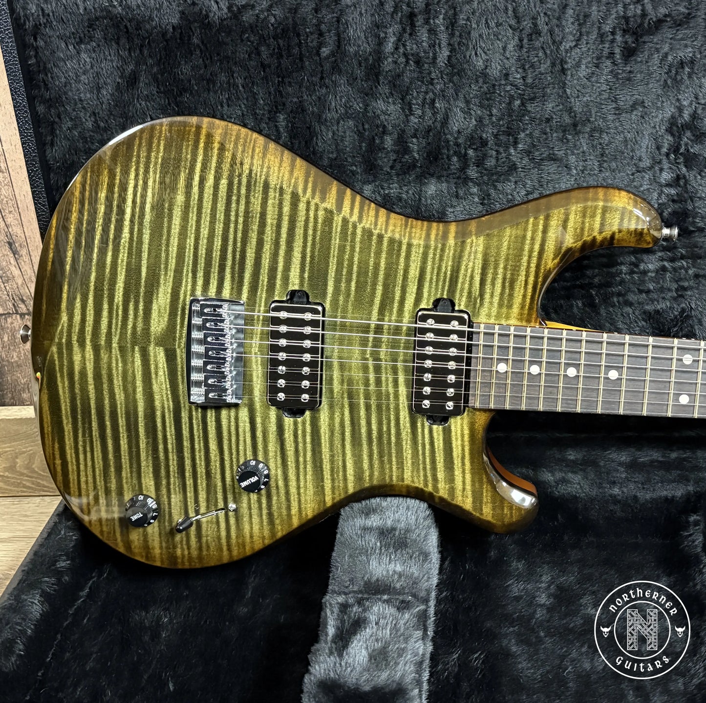 USED Knaggs Severn X7 T1 2024 Green / Aged Scotch Burst Northerner Guitars