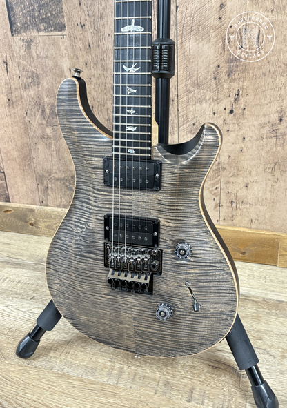 USED PRS Custom 24 Floyd Wood Library 2019 Satin Charcoal