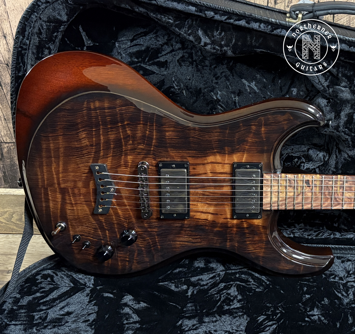 NEW Dunable Gnarwhal Ultimate Custom Flamed Redwood w/ Burl Rosewood Fretboard