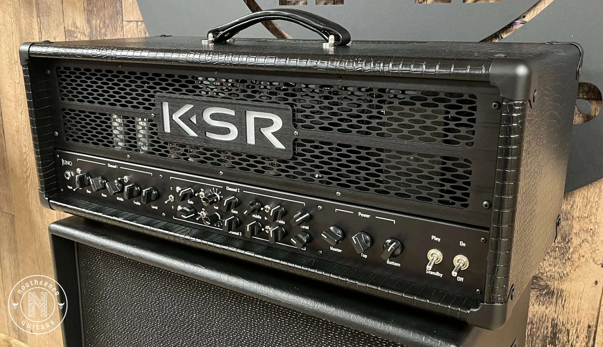 NEW KSR Amplification Juno 100 w/ Metal LED Grill 2024 Black Croc Tolex - Northerner Guitars