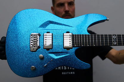 NEW Aristides 060 2024 Deep Sky Blue Sparkle - Northerner Guitars