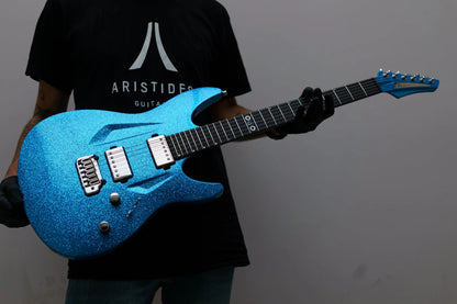 NEW Aristides 060 2024 Deep Sky Blue Sparkle - Northerner Guitars