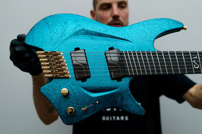 NEW Aristides H/07 2025 Dark Teal Marble Satin - Northerner Guitars