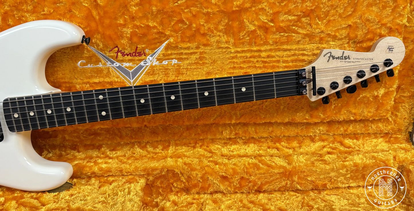 USED Fender Custom Shop Ron Thorn Masterbuilt '62 Stratocaster 2022 Matte White - Northerner Guitars