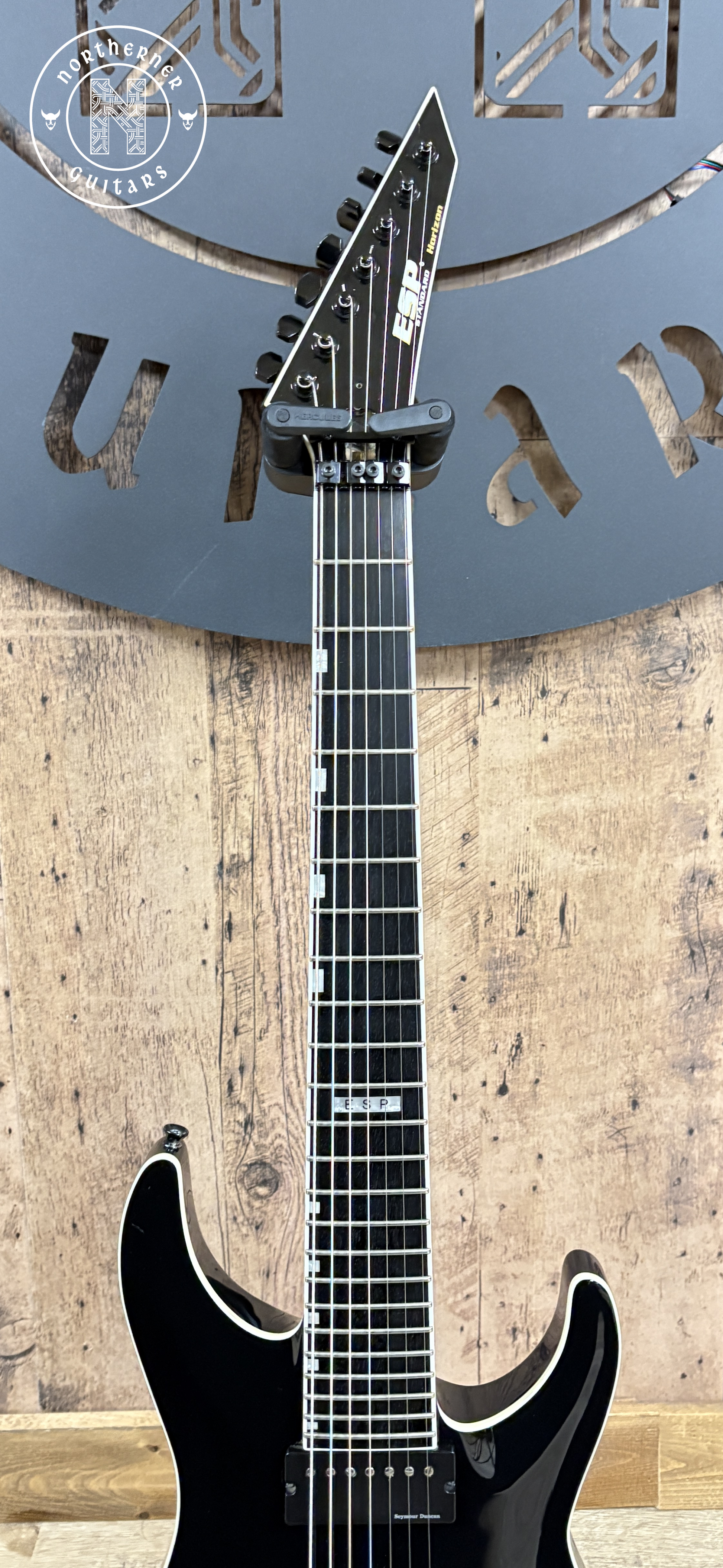USED ESP Standard Series Horizon FR-7 2013 Black – Northerner Guitars