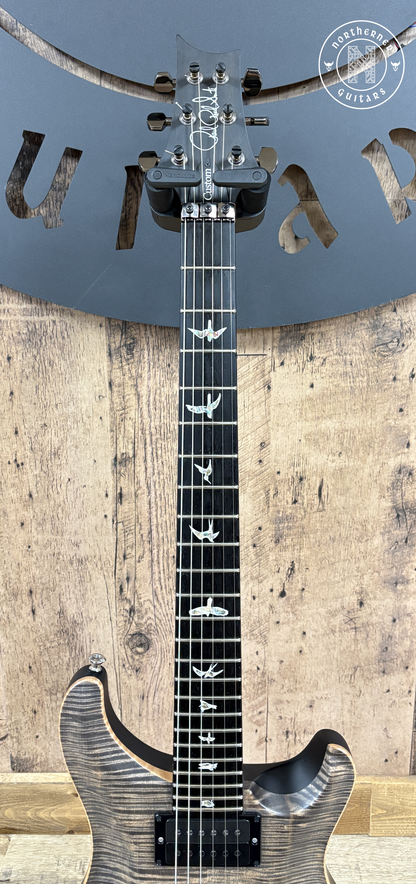 USED PRS Custom 24 Floyd Wood Library 2019 Satin Charcoal