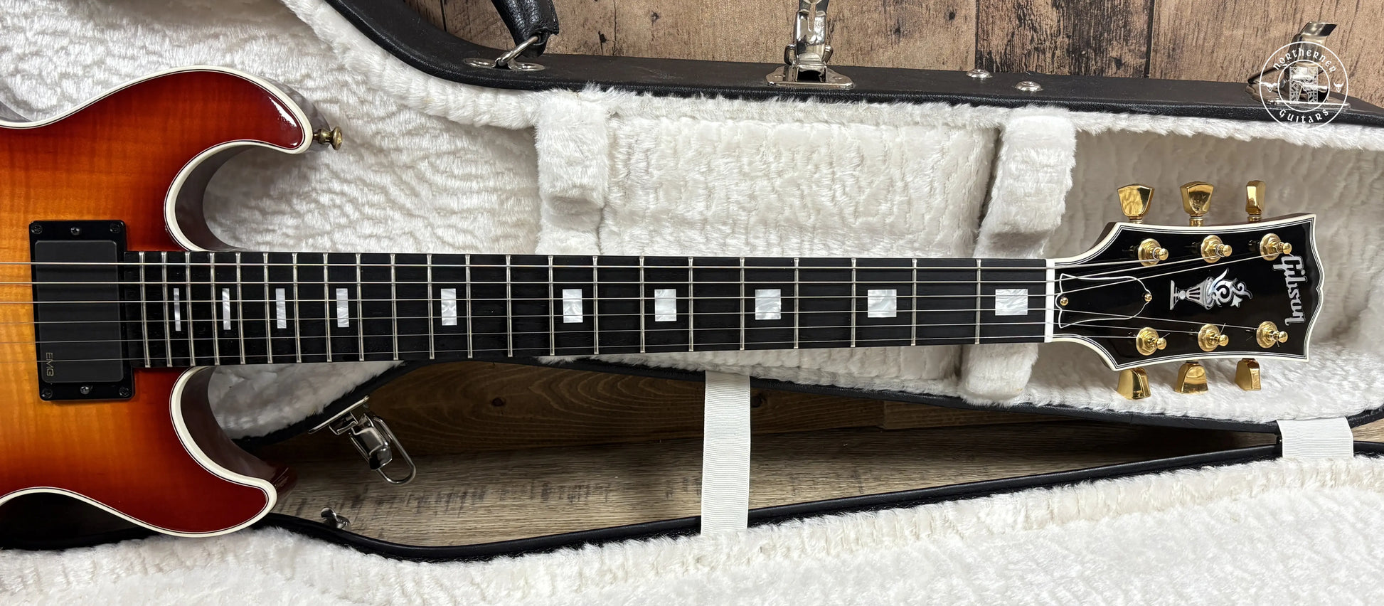 USED Gibson Longhorn Double Cut 2008 "Guitar of the Month" Heritage Cherry Sunburst - Northerner Guitars