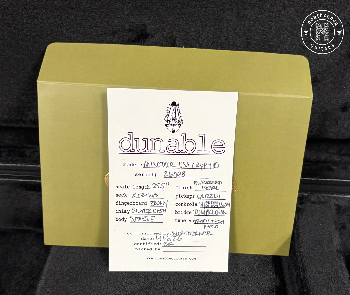 NEW Dunable Minotaur Blackened Pearl