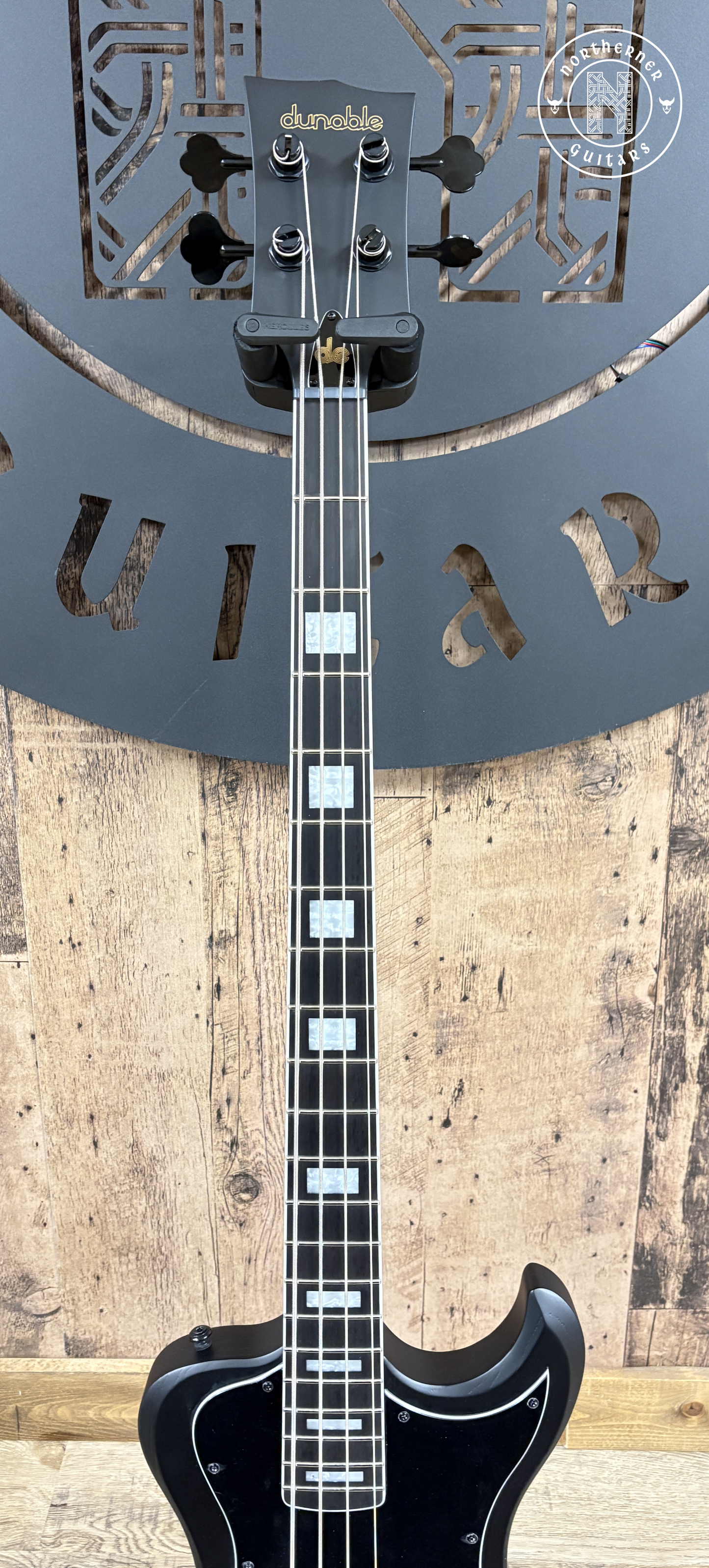 NEW Dunable DE R2 Bass Matte Black Swamp Ash