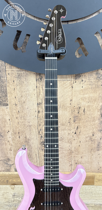 NEW  Knaggs Severn Semi-Hollow Pink Ice Metallic