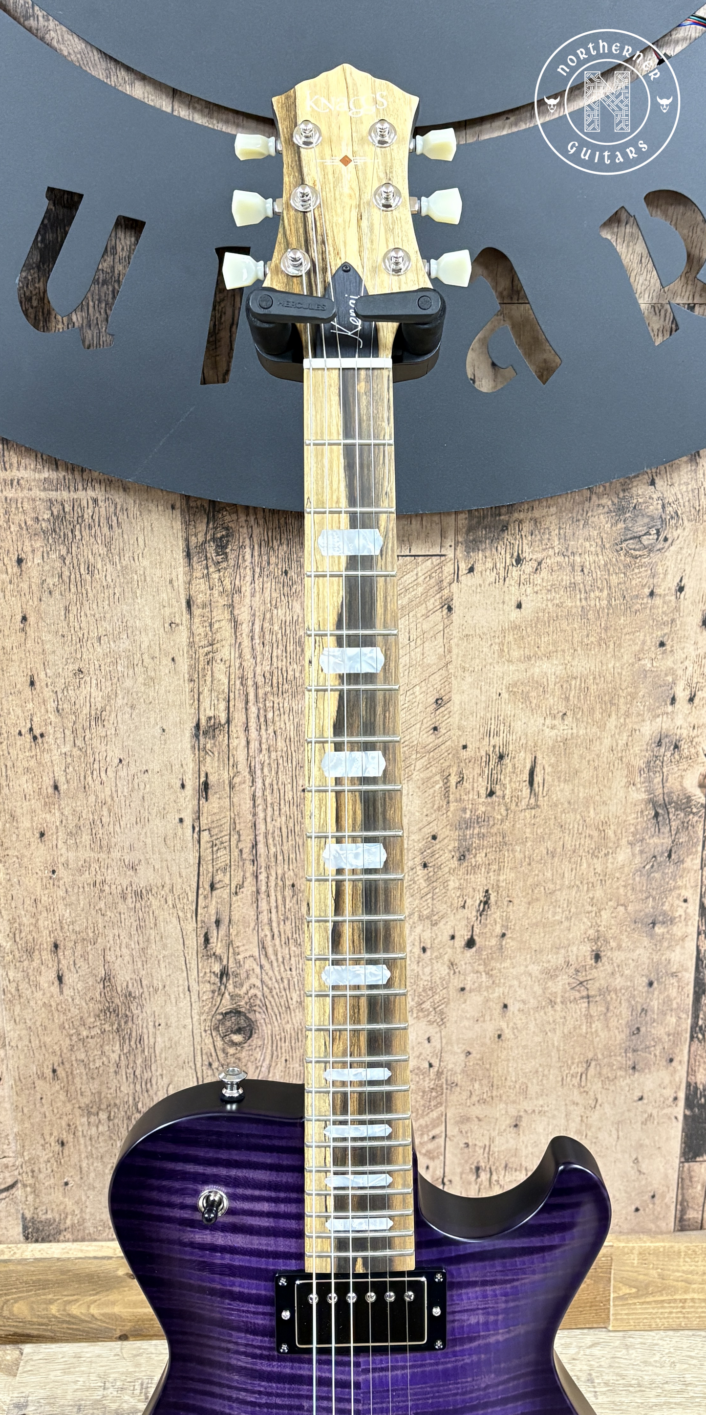 NEW Knaggs Kenai T1 Purple Burst w/ Pale Moon Ebony Fretboard & Headstock
