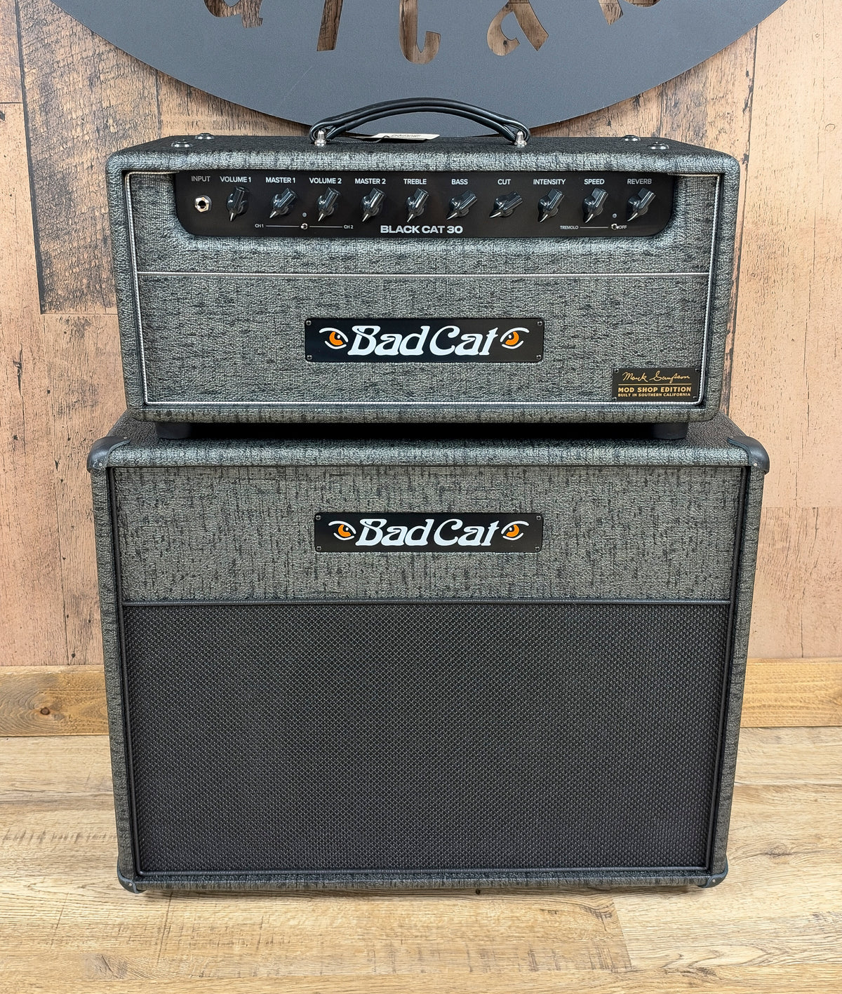 NEW Bad Cat Black Cat 30 Head Mark Sampson Mod Shop Edition Pewter Trout Bronco Tolex